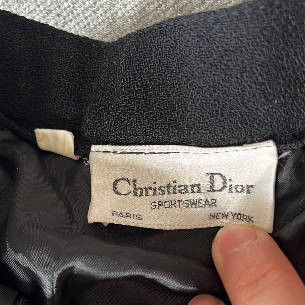 Vintage Dior Black Trousers